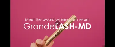 Introduces the award-winning GrandeLASH-MD serum through a brand video to build trust.