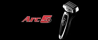 Presents the Arc5 product line name with a video thumbnail to build brand recognition.