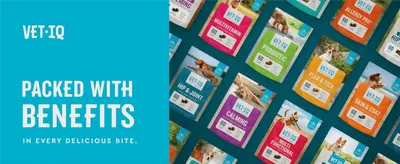 Showcases the full range of VetIQ product variants to encourage shoppers to explore the wider brand lineup.