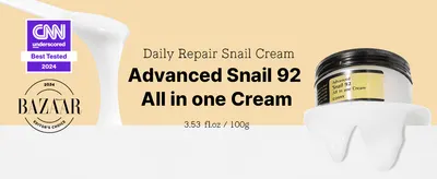 Builds credibility by showing the product was recognized by trusted publications like CNN Underscored and Harper's Bazaar.
