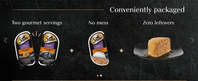 Highlights three convenience benefits (portioning, no mess, no waste) to reassure shoppers the packaging is practical.