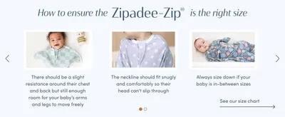 Guides shoppers through checking fit at the chest, neckline, and overall size to help them pick the correct size and avoid returns.
