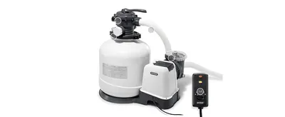 Clean catalog-style photo showing the pump and control unit with no text or graphics.