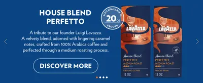 Introduces another blend from the brand's range and its founder heritage, encouraging shoppers to explore the rest of the line.