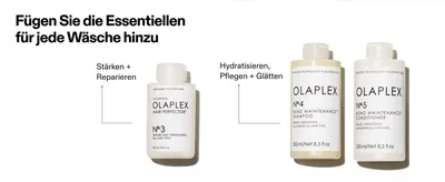 Shows shoppers the full routine of products to add to every wash for strengthening, hydration, and smoothing.