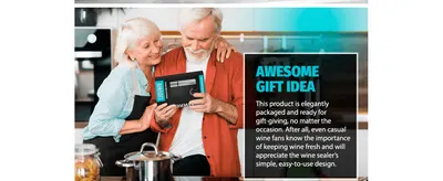 Positions the elegantly packaged set as a ready-to-give gift for any occasion. Pairs a warm gifting scene with one message about easy-to-use, gift-ready design.
