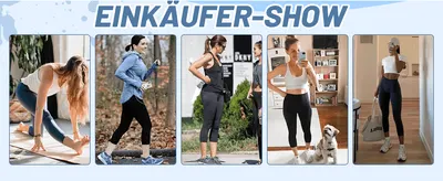 Shows real customers wearing the leggings in everyday settings to build authentic social proof. Demonstrates the leggings working for yoga, running, dog walking and daily errands to signal…