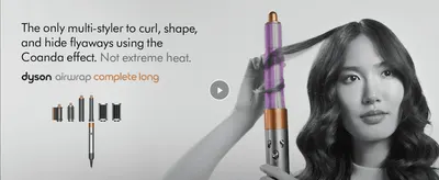 Tells shoppers this one styler curls, shapes and hides flyaways without extreme heat, backed by a video of it in use.