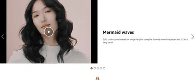 Lets shoppers browse several hair styles the tool creates, so they can picture the results on their own hair.