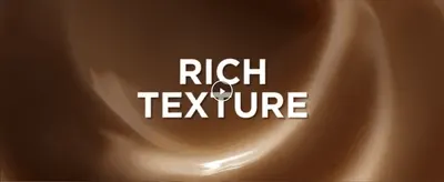 Uses a video thumbnail to show the cream's rich texture and invite shoppers to watch.