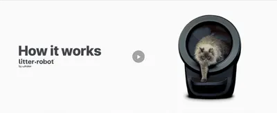 Invites shoppers to watch a video explaining how the product works before they buy.