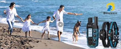 Shows a family happily walking their dog on the beach to build an emotional, aspirational connection with the brand and product.
