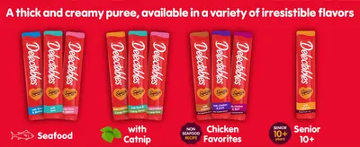 Shows the full flavor range in groups so shoppers can pick the right variety.