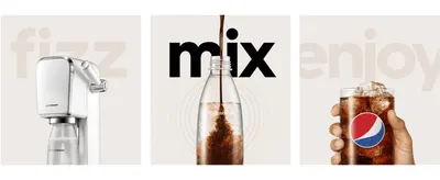 Walks the shopper through the simple 3-step process of carbonating, flavoring, and enjoying a drink with the machine.