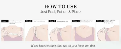 Walks the shopper through applying and removing the tape step-by-step to build confidence in correct use.