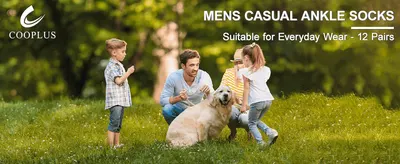 Introduces the brand and positions the socks as a comfortable, versatile everyday-wear pack for the whole family.