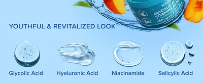 Highlights the multiple active ingredients that deliver a youthful, revitalized look.