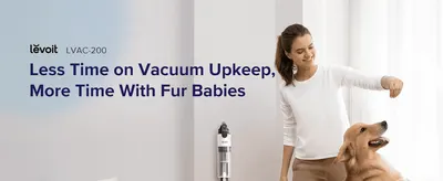 Reassures pet owners the vacuum reduces upkeep time so they can spend more time with their pets.