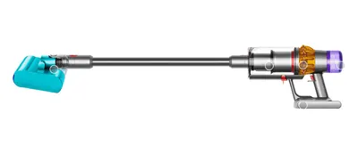 Presents the full vacuum with tappable hotspots on key parts so shoppers can explore its components.