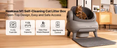 Highlights four key product benefits in a scannable icon grid to show the box is low-maintenance and tech-enabled.
