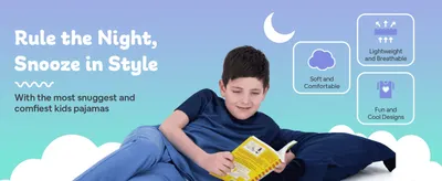 Highlights three distinct benefits of the pajamas - softness, breathability, and playful design - to appeal to parents shopping for kids' sleepwear.