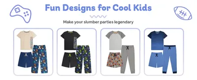 Showcases four different print/design options within the same product line to help shoppers pick their favorite style.