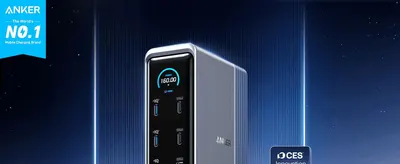 Builds trust by positioning Anker as the top mobile charging brand and showcasing the product's CES Innovation Award.