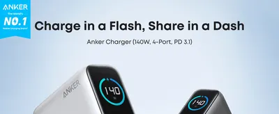 Establishes Anker's brand authority as the top mobile charging brand while introducing the charger's fast, convenient charging capability.
