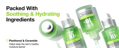 Reassures shoppers the formula is packed with soothing and hydrating ingredients like Panthenol and Ceramide that protect the skin barrier.
