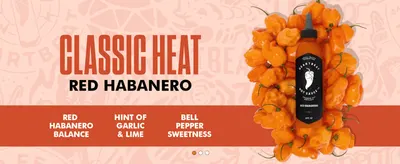 Introduces the Red Habanero variety and breaks down its three distinct flavor notes to help shoppers choose the right heat profile.