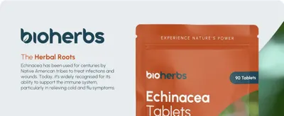 Establishes credibility by tying the product to Echinacea's long history of traditional herbal use.