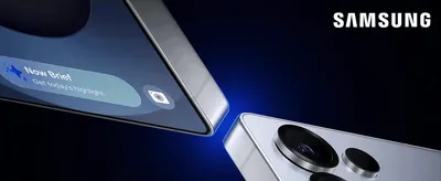 Teases the Now Brief AI feature alongside a glamour shot of the phone's design to build anticipation for the product.