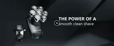 Communicates the shaver's core benefit of a powerful yet smooth, clean shave.