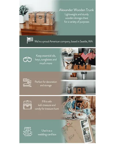 Basic A+ Content for SLPR Alexander Small Wooden Treasure Chest