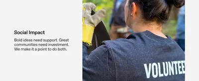 Communicates the brand's commitment to social responsibility and community support to build trust and emotional connection with shoppers.