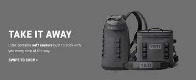 Highlights the key benefit of portability with soft coolers that are designed to travel with you everywhere, reinforcing convenience and mobility.