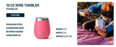 Highlights multiple product features and specifications in a segmented layout with lifestyle imagery to communicate key benefits and real-world usage scenarios.