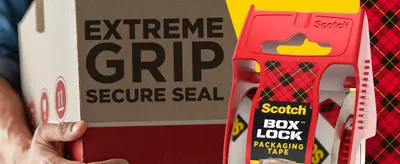 Communicates the primary benefit of superior adhesive strength and secure sealing capability to reassure shoppers that this packaging tape will reliably hold boxes closed.