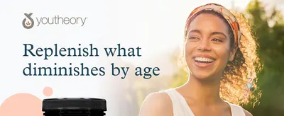 Communicates the core anti-aging benefit of the product to reassure shoppers that it addresses age-related skin concerns.