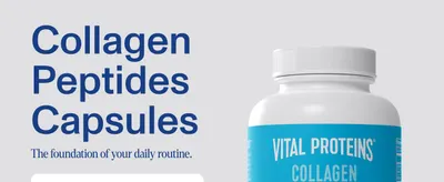 Introduces the product as a collagen peptides supplement and positions it as a foundational element of a daily wellness routine.