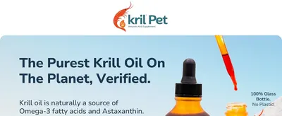 Reassures shoppers that the krill oil is pure and verified while highlighting key nutrients and eco-friendly glass packaging. Signals product purity and plastic-free packaging to appeal to…