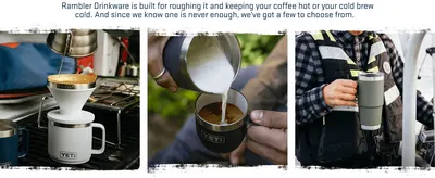 Demonstrates the versatility of the drinkware product across different real-world scenarios including camping, outdoor activities, and everyday use to show shoppers how the product fits into various…