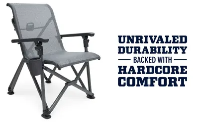 Communicates the dual benefit of exceptional durability combined with comfort to reassure shoppers about product quality and long-term value.
