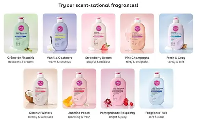 Presents the full set of brand fragrances so shoppers can choose the scent that suits them.