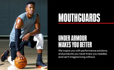 Communicates Under Armour's brand philosophy and mission to inspire athletes with performance solutions, building emotional connection and brand identity.