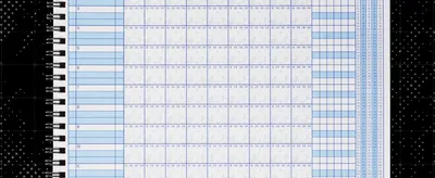 Shows a spiral-bound grid notebook page in a close-up texture view with no text overlay to help shoppers visualize the product in its physical form.