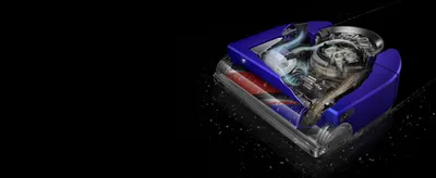 Reveals the internal engineering and components of the robotic vacuum to demonstrate quality construction and advanced technology.