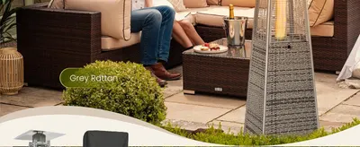 Presents the grey rattan finish as part of the brand lineup so shoppers can choose the finish they prefer.