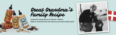 Builds emotional trust by framing the product as a generations-old family recipe rooted in Danish tradition, made in small batches with care. Reassures shoppers that the brand has heritage and…