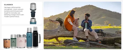 Showcases the brand's product lineup with heritage craftsmanship messaging while demonstrating the products in a lifestyle context to build brand trust and help shoppers understand the full range of…